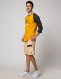 T Zone Geometry Theme Kaos Raglan Pria