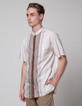 Cole Door Placket Baju Koko Pria