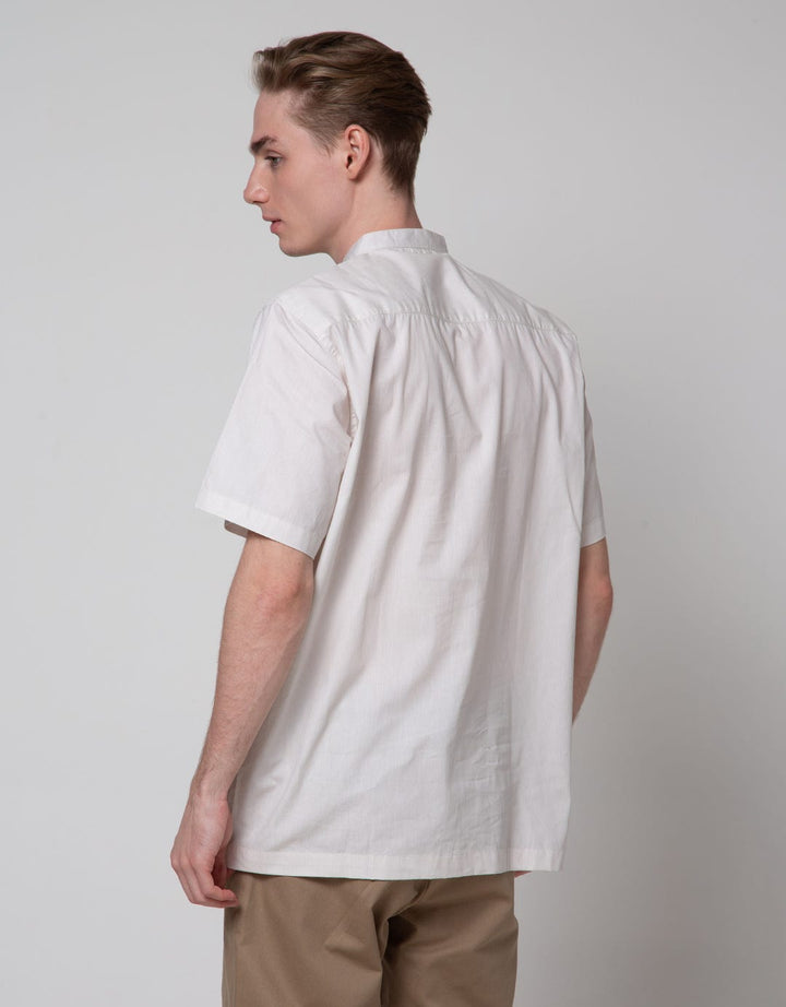 Cole Door Placket Baju Koko Pria