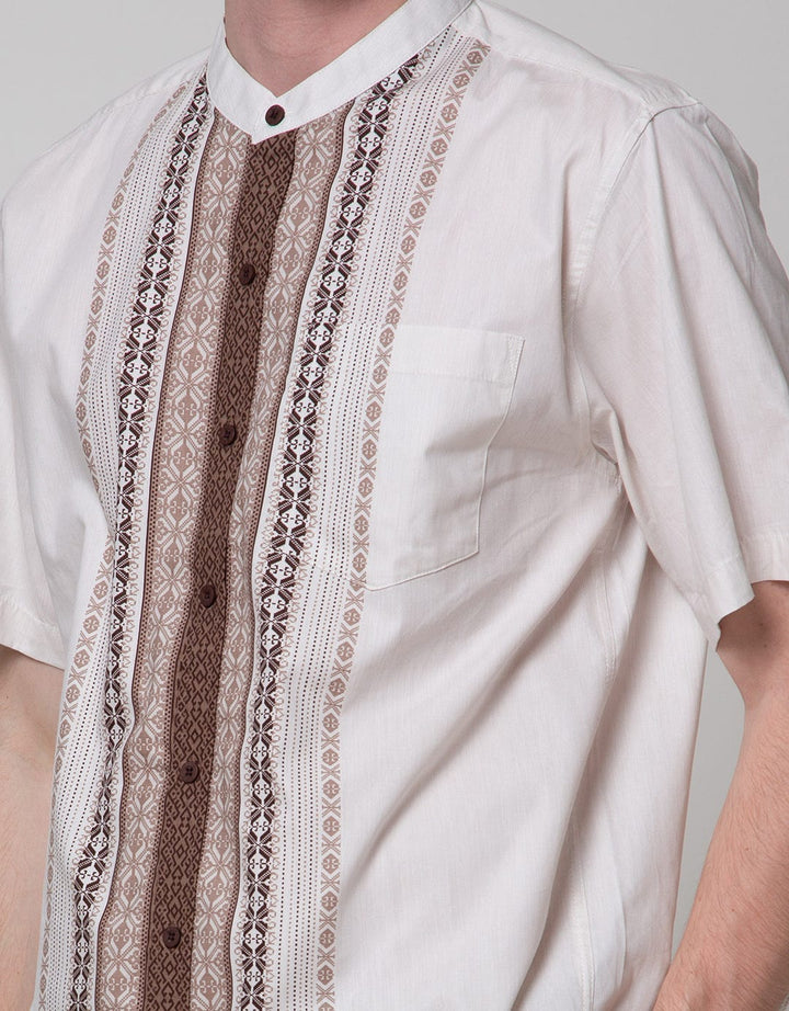 Cole Door Placket Baju Koko Pria