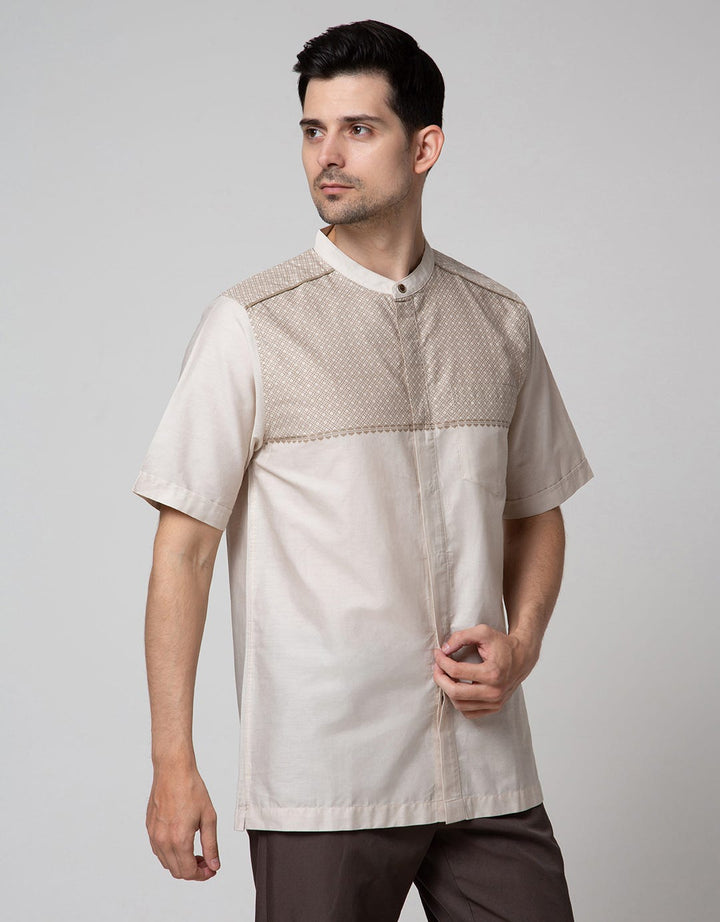 Cole Half Placket Baju Koko Pria