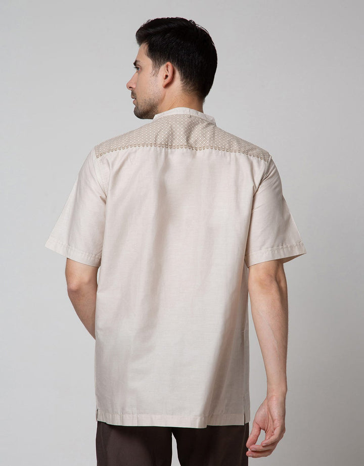 Cole Half Placket Baju Koko Pria