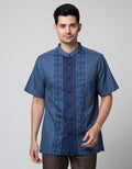 Cole Full Placket Koko Pendek Pria