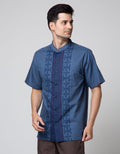 Cole Full Placket Koko Pendek Pria