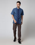 Cole Full Placket Koko Pendek Pria