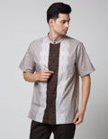 Cole Print Full Placket Baju Koko Pria