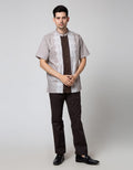 Cole Print Full Placket Baju Koko Pria