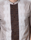 Cole Print Full Placket Baju Koko Pria