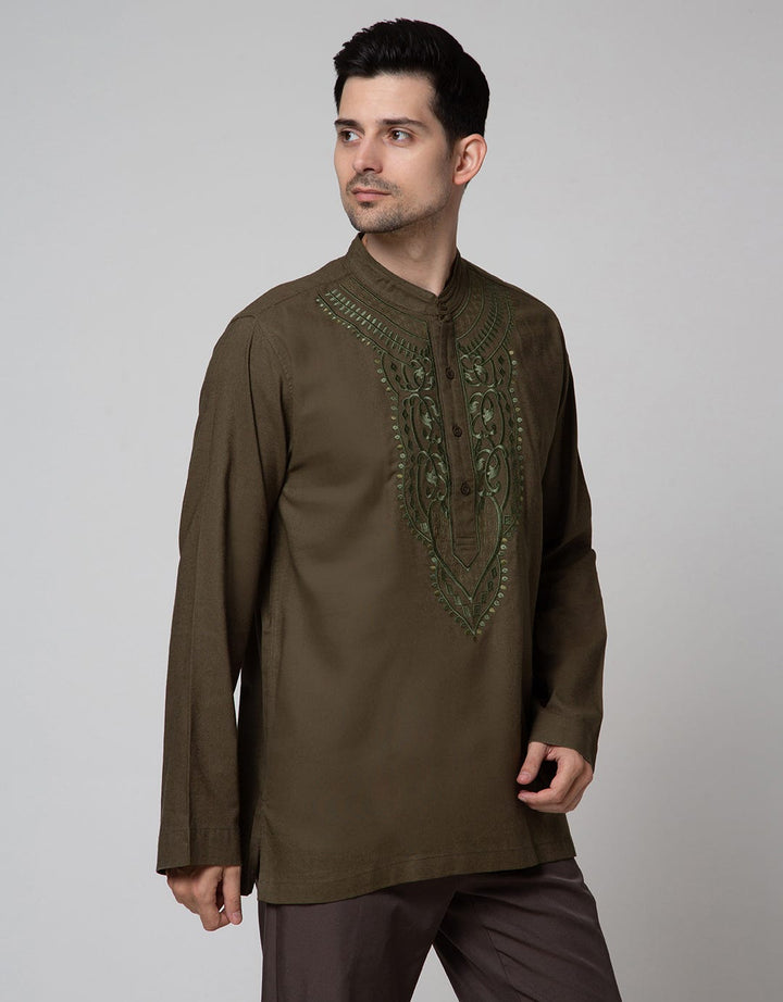 Cole Full Placket Baju Koko Pria