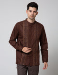 Cole Full Placket Bordir Baju Koko Pria