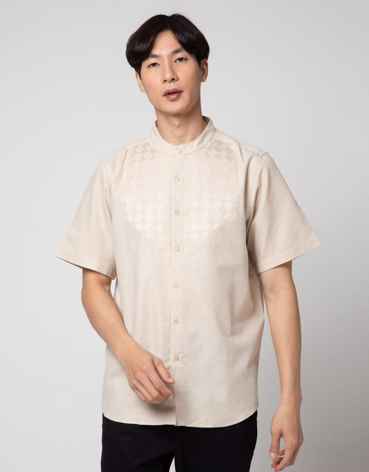 Cole Short Sleeve Koko Bordir Dada Full Placket