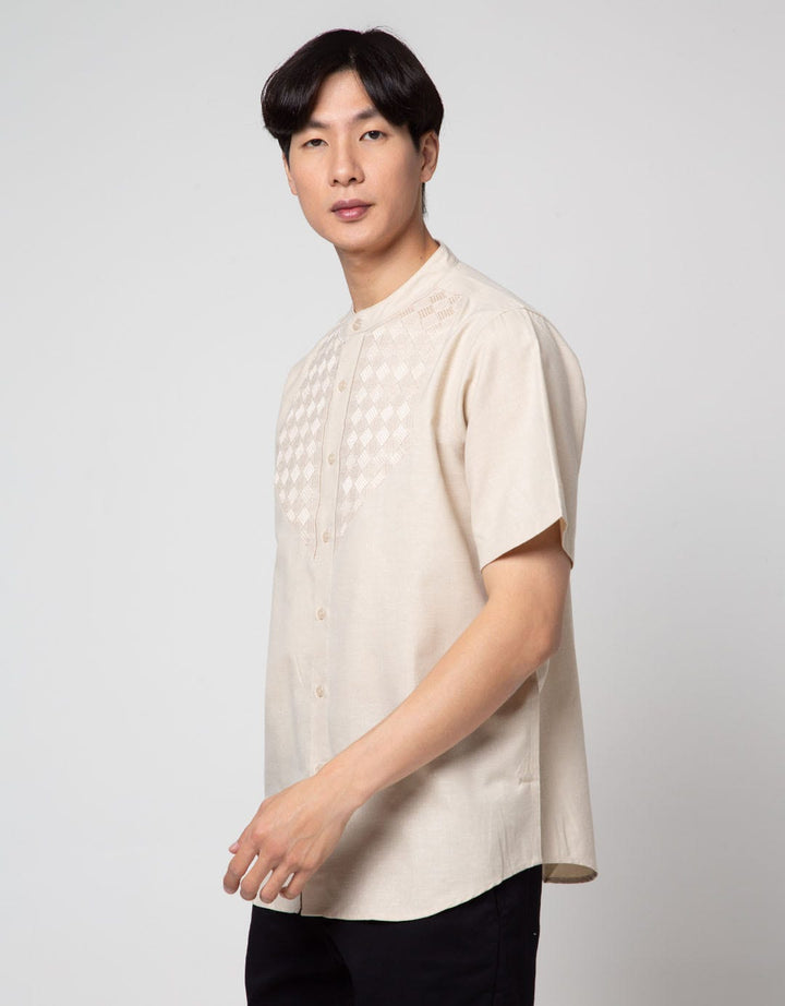 Cole Short Sleeve Koko Bordir Dada Full Placket