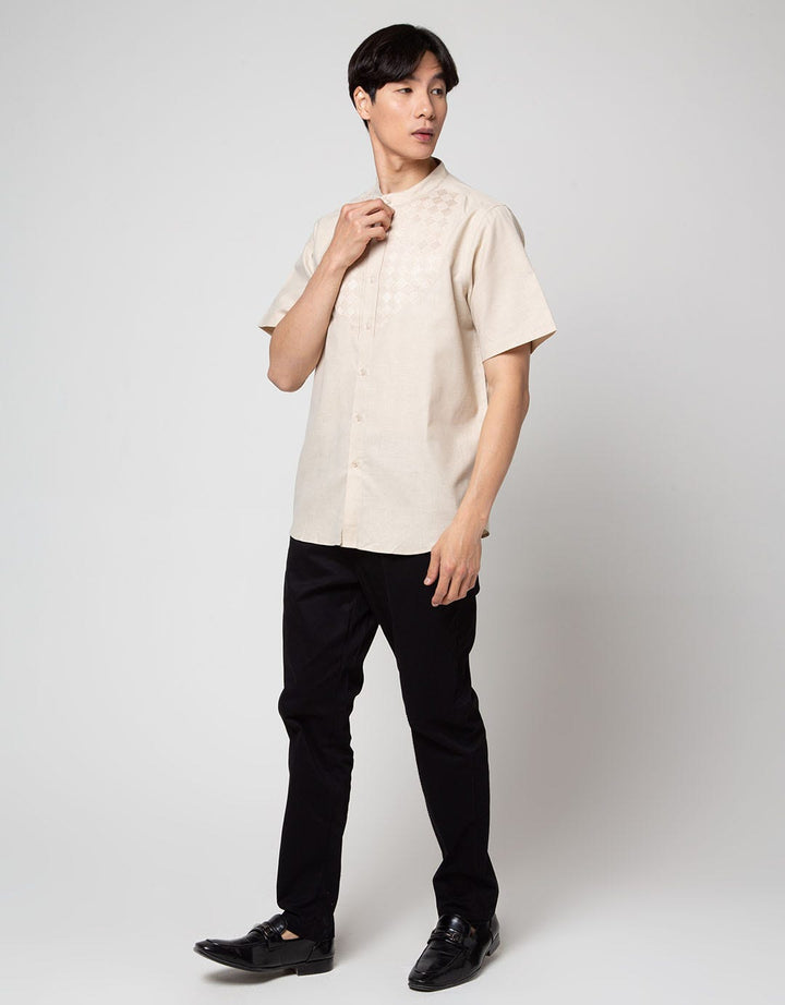 Cole Short Sleeve Koko Bordir Dada Full Placket