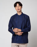 Cole Long Sleeve Koko Yarn Dyed Dada Full Placket