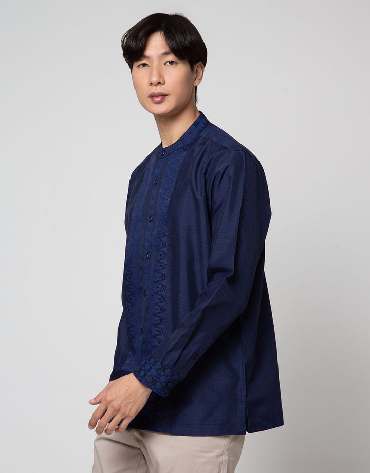 Cole Long Sleeve Koko Yarn Dyed Dada Full Placket
