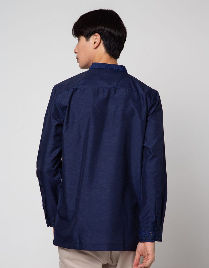 Cole Long Sleeve Koko Yarn Dyed Dada Full Placket