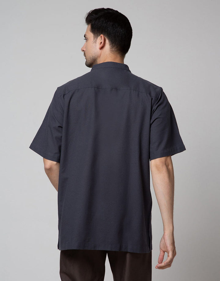Cole Solid Bordir Baju Koko Pria