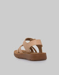 Little M Cross And Ankle Strap Sandals Girls