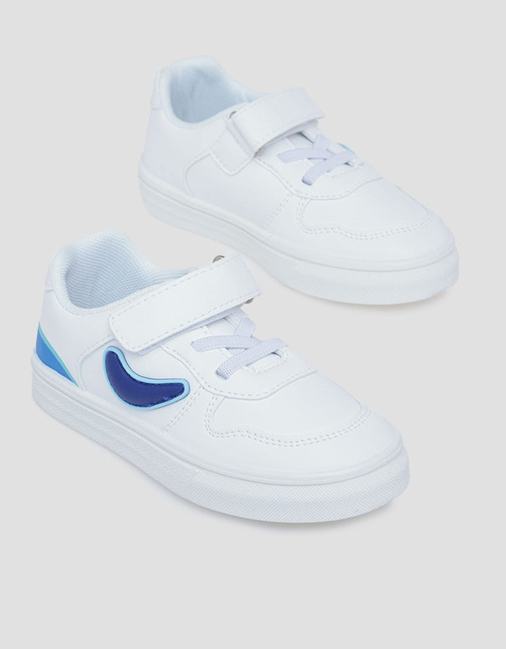 Little M Checks Embro Sneakers for Girls