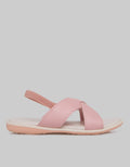 Little M Cross Strap Sandals Girls