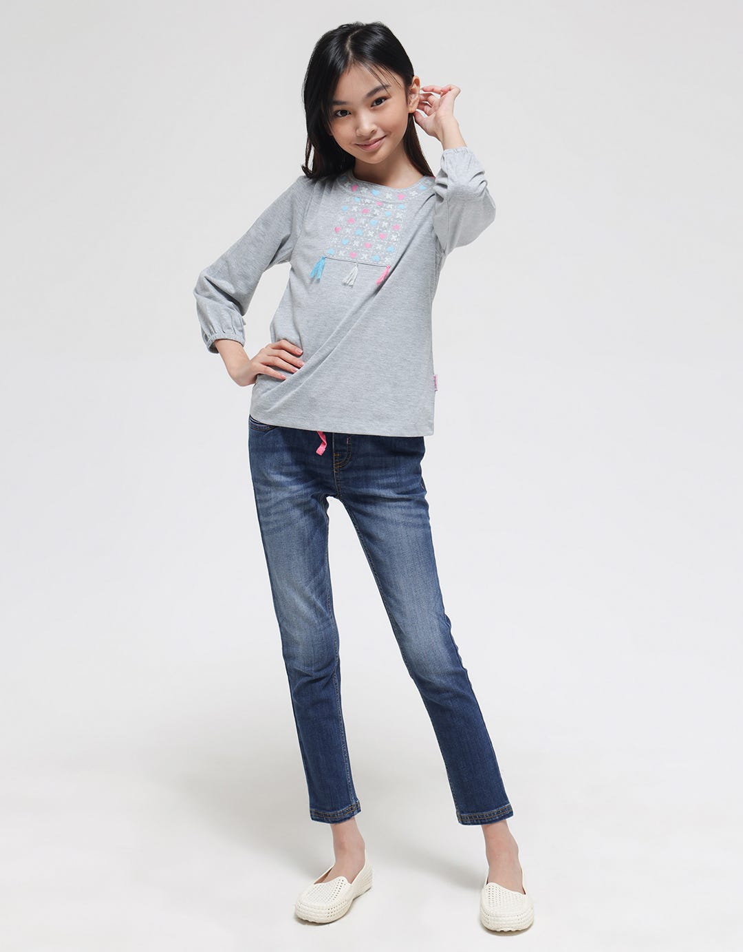 Cardinal Kids Girl Tassel Blouse Anak Perempuan