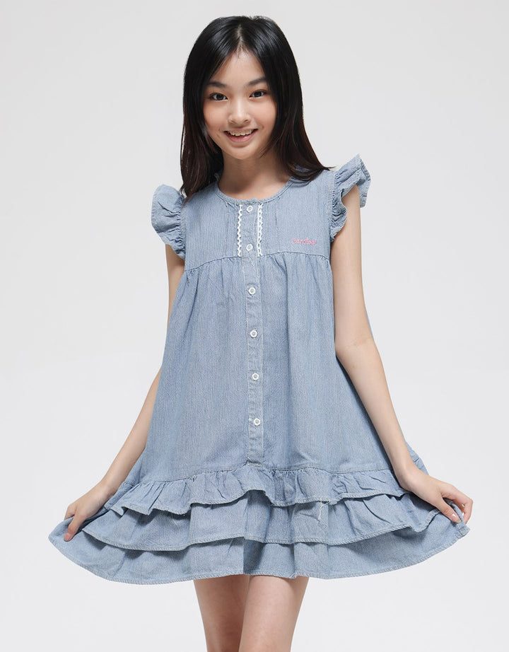 Cardinal Kids Girl Ruffle Bottom Dress