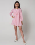 Cardinal Kids Girl Plead Dress Anak Perempuan