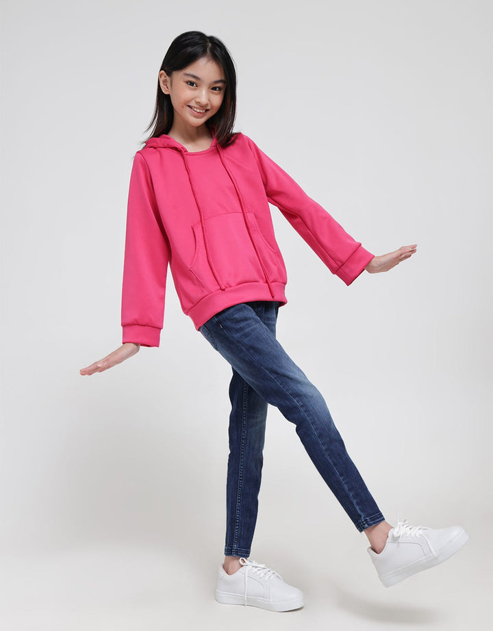 Cardinal Kids Girl Washed Accent Denim Pants