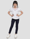 Cardinal Kids Girl V-neck Motif Blouse Anak Perempuan