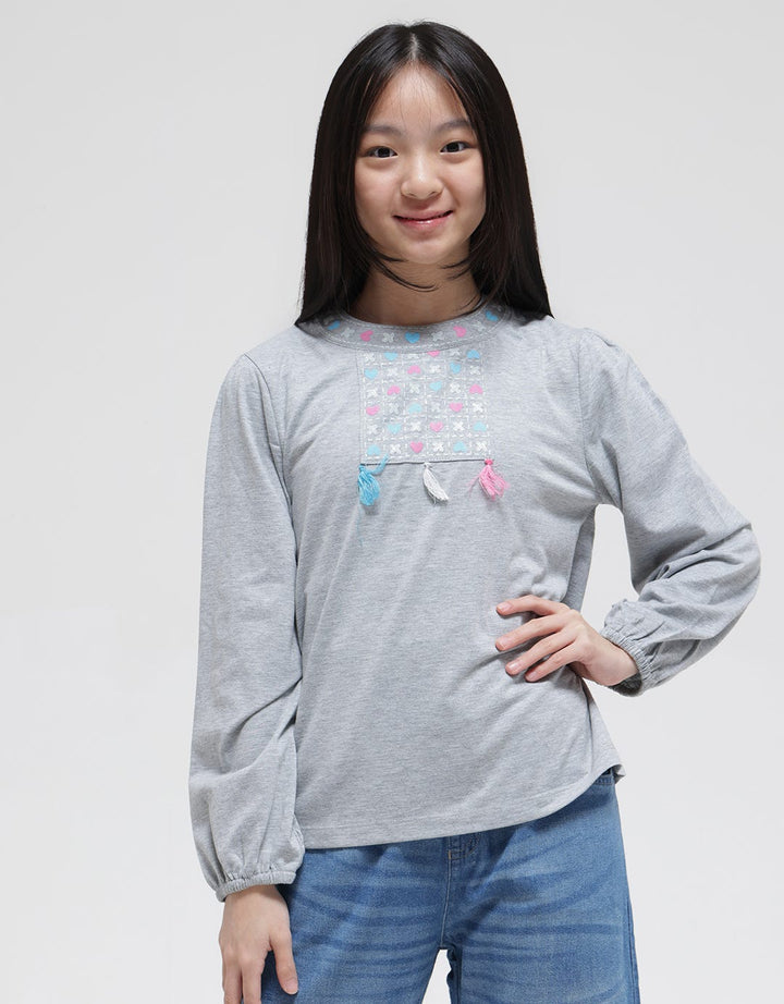 Cardinal Kids Girl Love Blouse