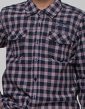 Cardinal Junior Plaid Long Kemeja Anak Laki-Laki