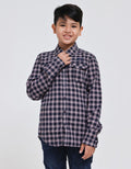 Cardinal Kids Boy Medium Check Kemeja