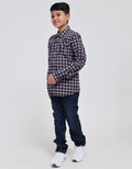 Cardinal Kids Boy Medium Check Kemeja