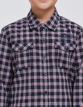 Cardinal Kids Boy Medium Check Kemeja