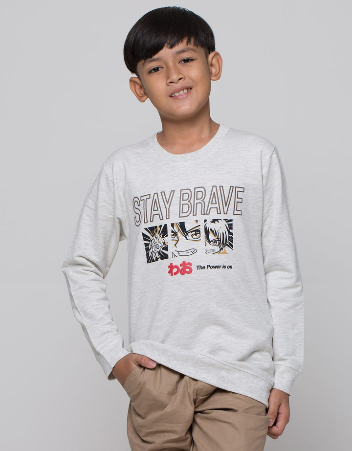 Nevada Sweater Non Hoodie Anime Stay Brave