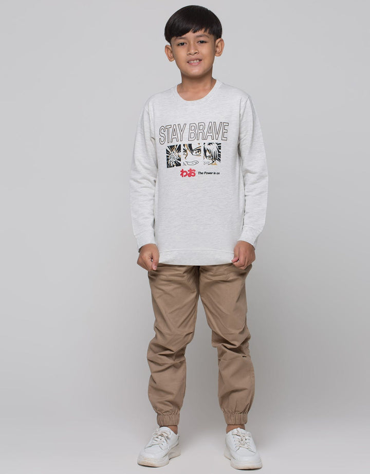 Nevada Sweater Non Hoodie Anime Stay Brave