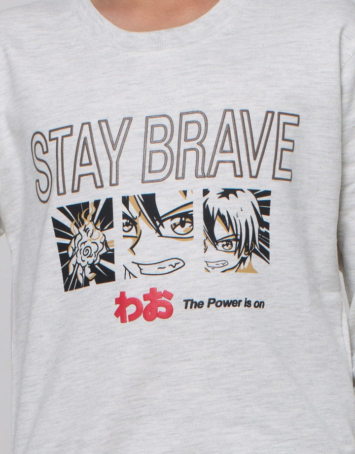 Nevada Sweater Non Hoodie Anime Stay Brave