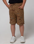 Nevada Short Pants Relaxed Oxford Print Good Day