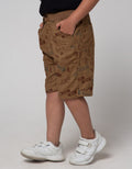 Nevada Short Pants Relaxed Oxford Print Good Day