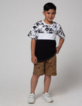 Nevada Short Pants Relaxed Oxford Print Good Day