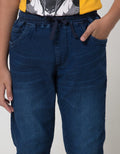 Nevada Terry Denim Pinggang Karet Stretch