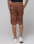 Nevada Short Pants Print Sea Map Marble
