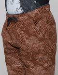 Nevada Short Pants Print Sea Map Marble