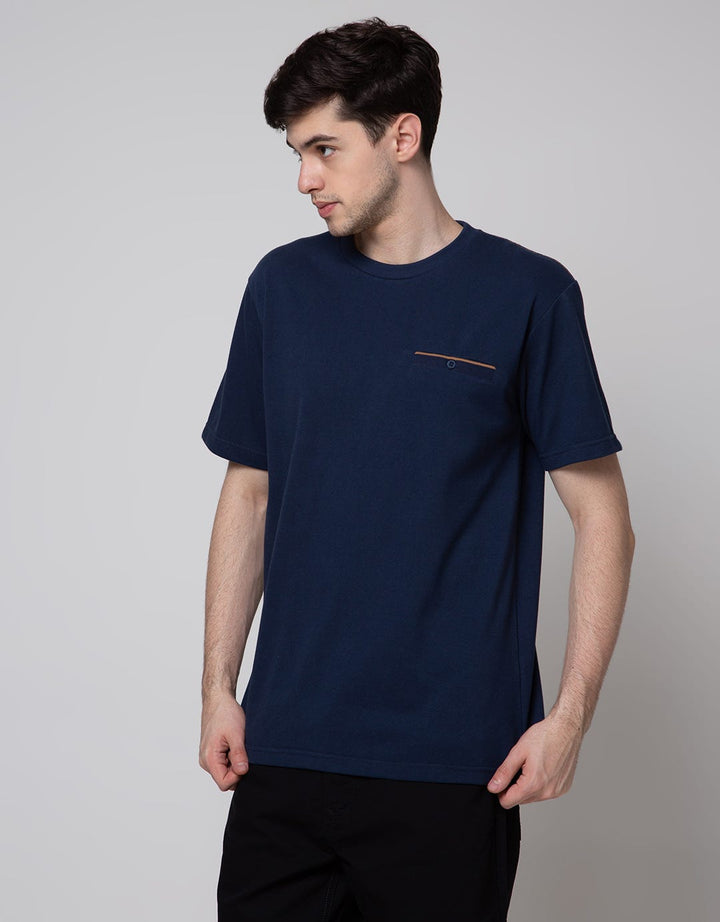 Cole Pique Solid Kaos Casual Pria