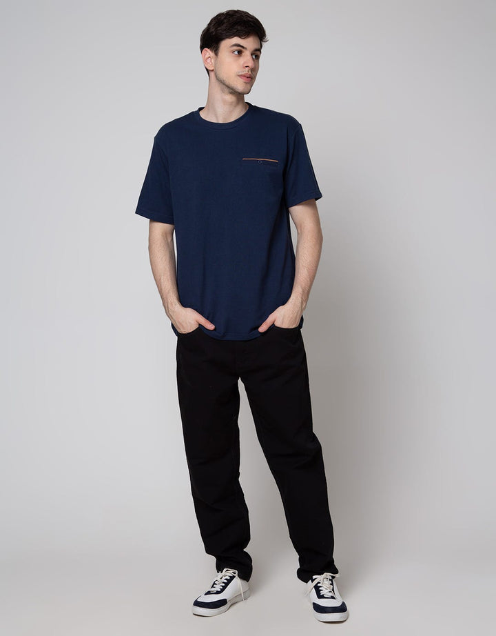 Cole Pique Solid Kaos Casual Pria