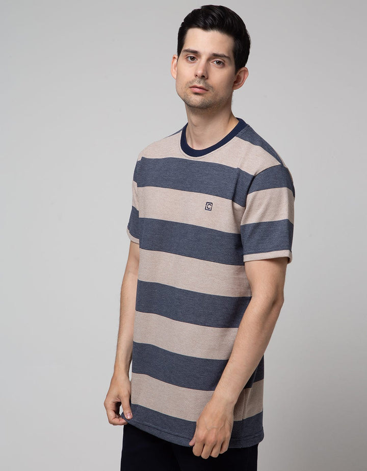 Cole Texture Stripes Men's T-Shirt