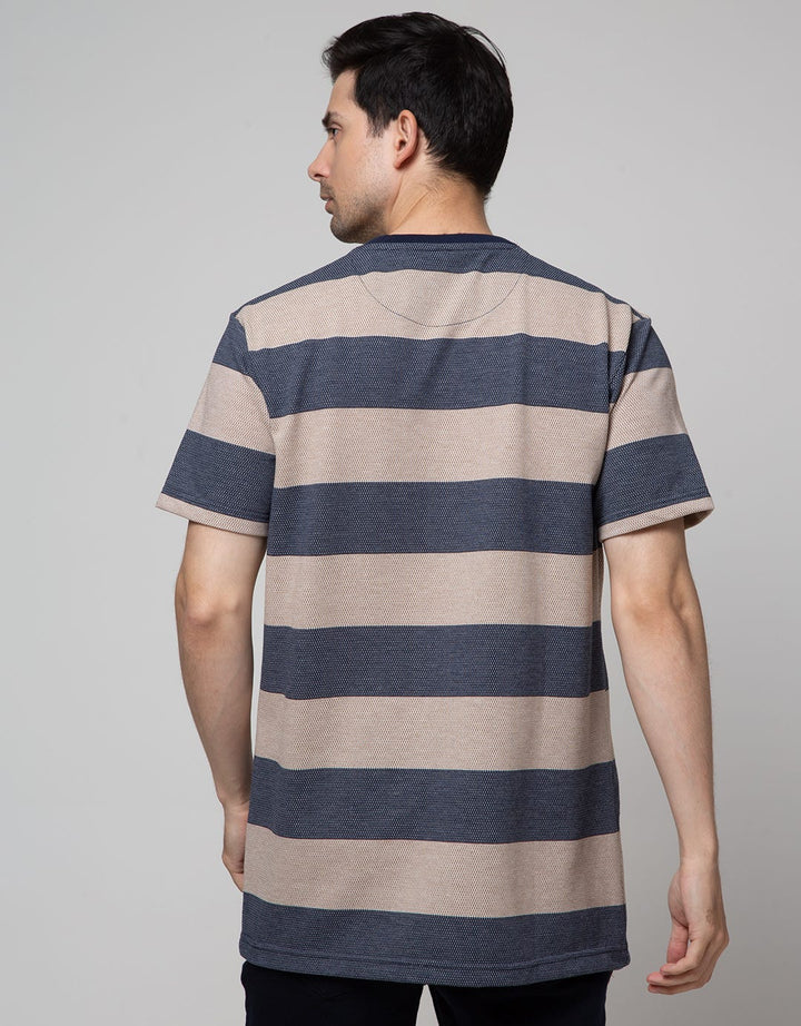 Cole Texture Stripes Men's T-Shirt