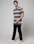 Cole Texture Stripes Men's T-Shirt