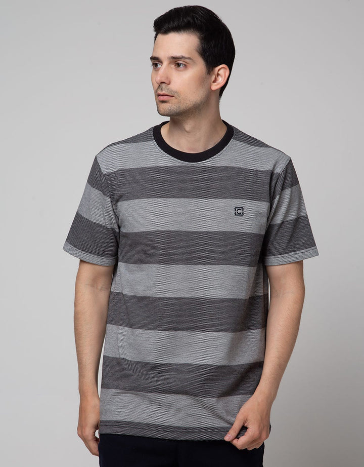 Cole Texture Stripes Men's T-Shirt