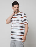 Cole Stripe Line Men's Casual T-Shirt
